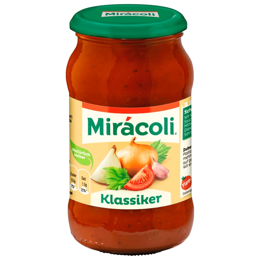 Mirácoli Pasta-Sauce Klassiker 400g